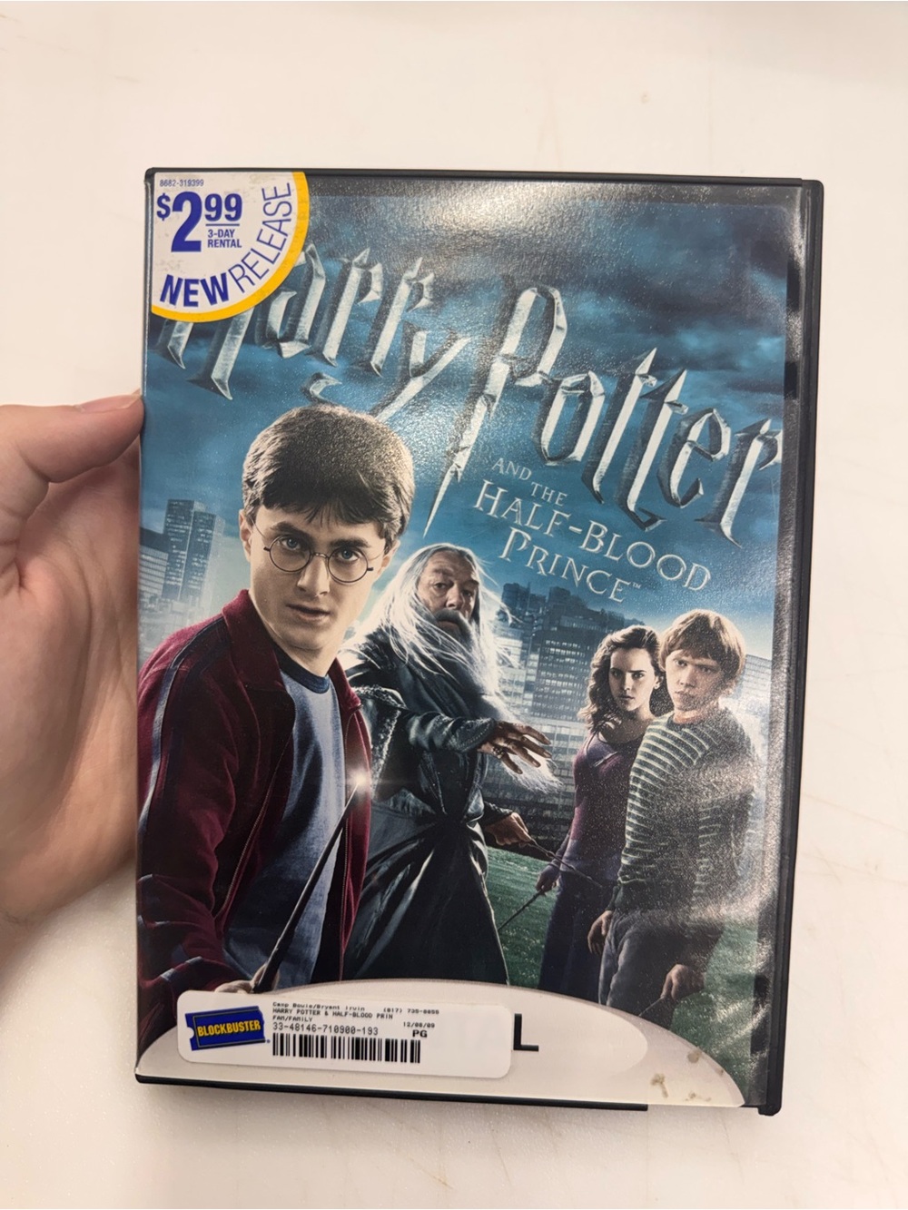 Harry Potter & Half-Blood Prince (DVD, 2009) Tested, Working